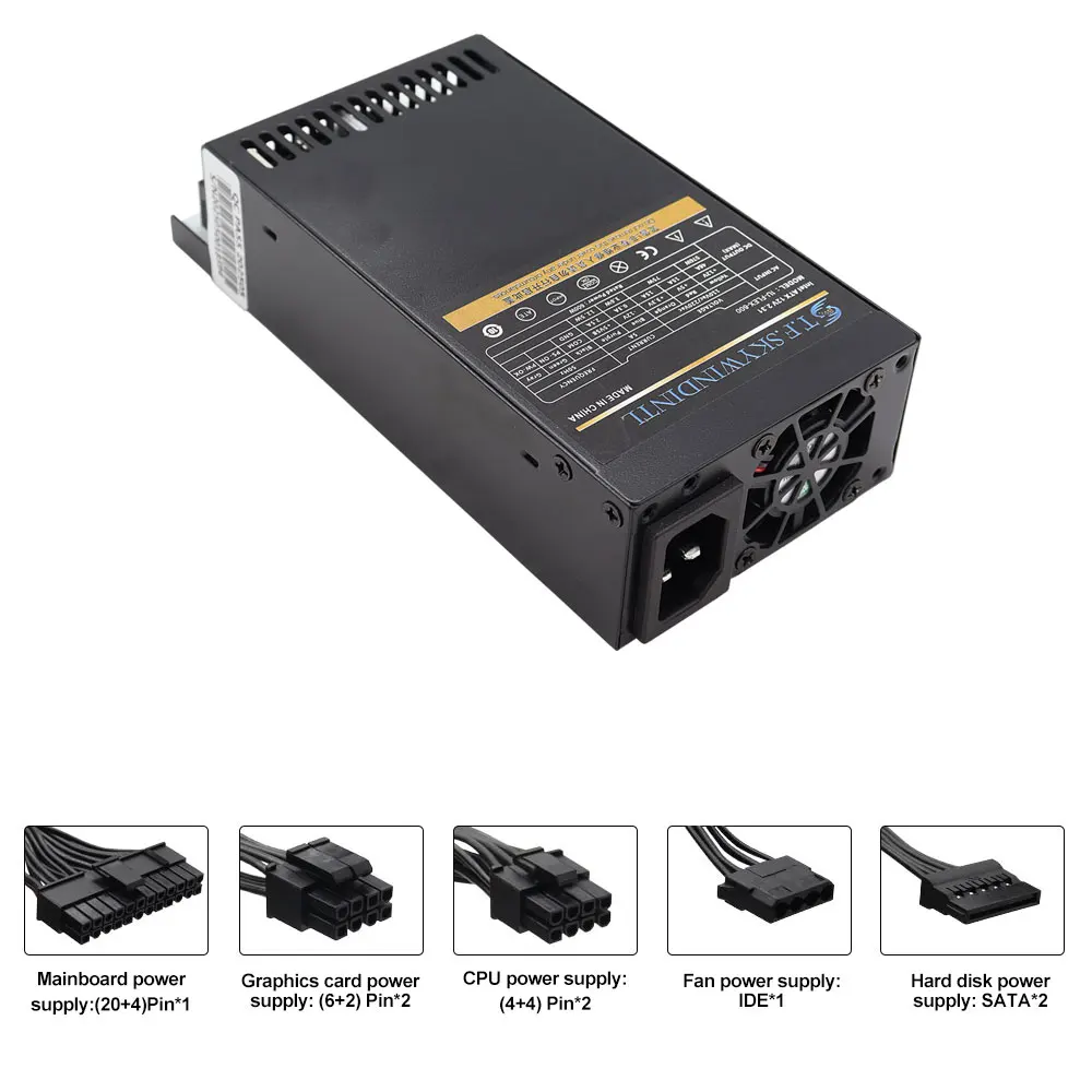 600W Fully Modular PSU | 1U Server Power Supply | 110-220V Auto Voltage - Thumbnail 3