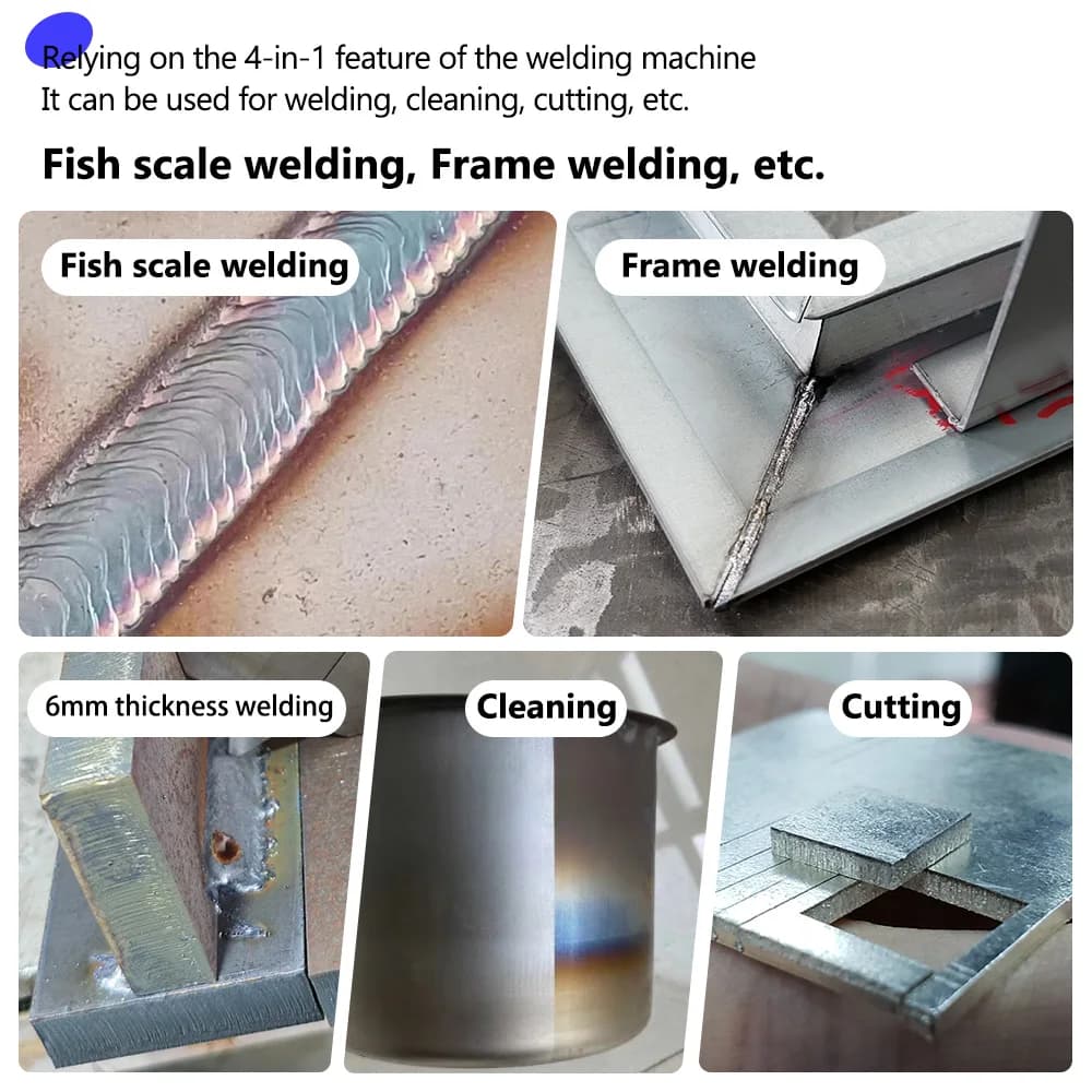 3-in-1 Laser Welding System | 1200W Air-Cooled Handheld Precision Welder - Thumbnail 3