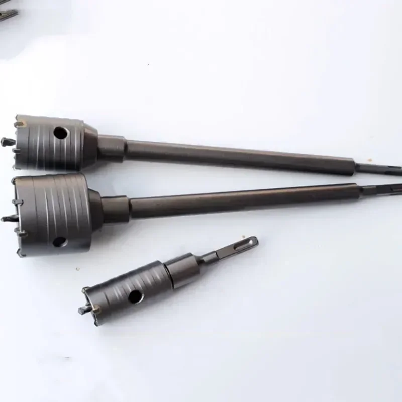 Wall Opening Kit for HVAC & Electrical | Heavy-Duty Hammer Drill & Reamer Set - Thumbnail 4