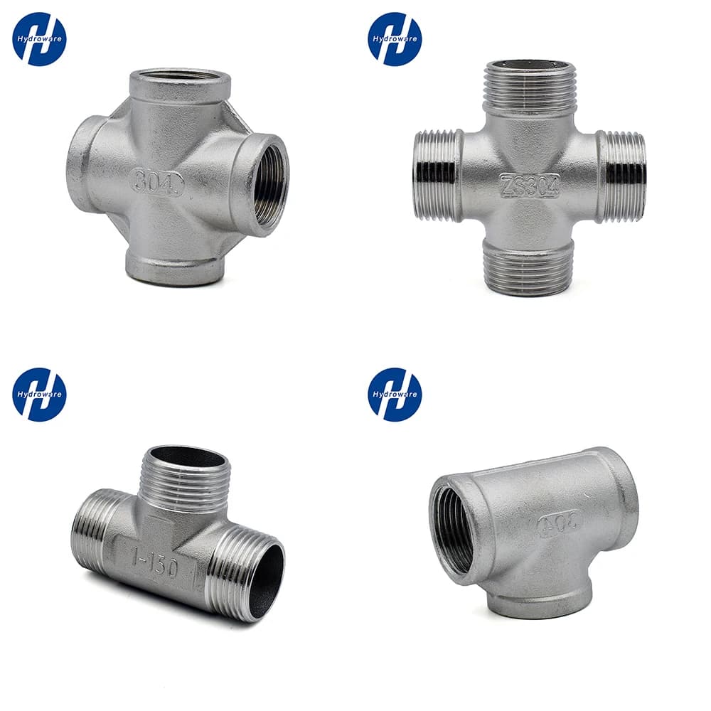 304 Stainless Steel Pipe Fittings | 45° & 90° Male-to-Female Elbow Adapters - Thumbnail 3