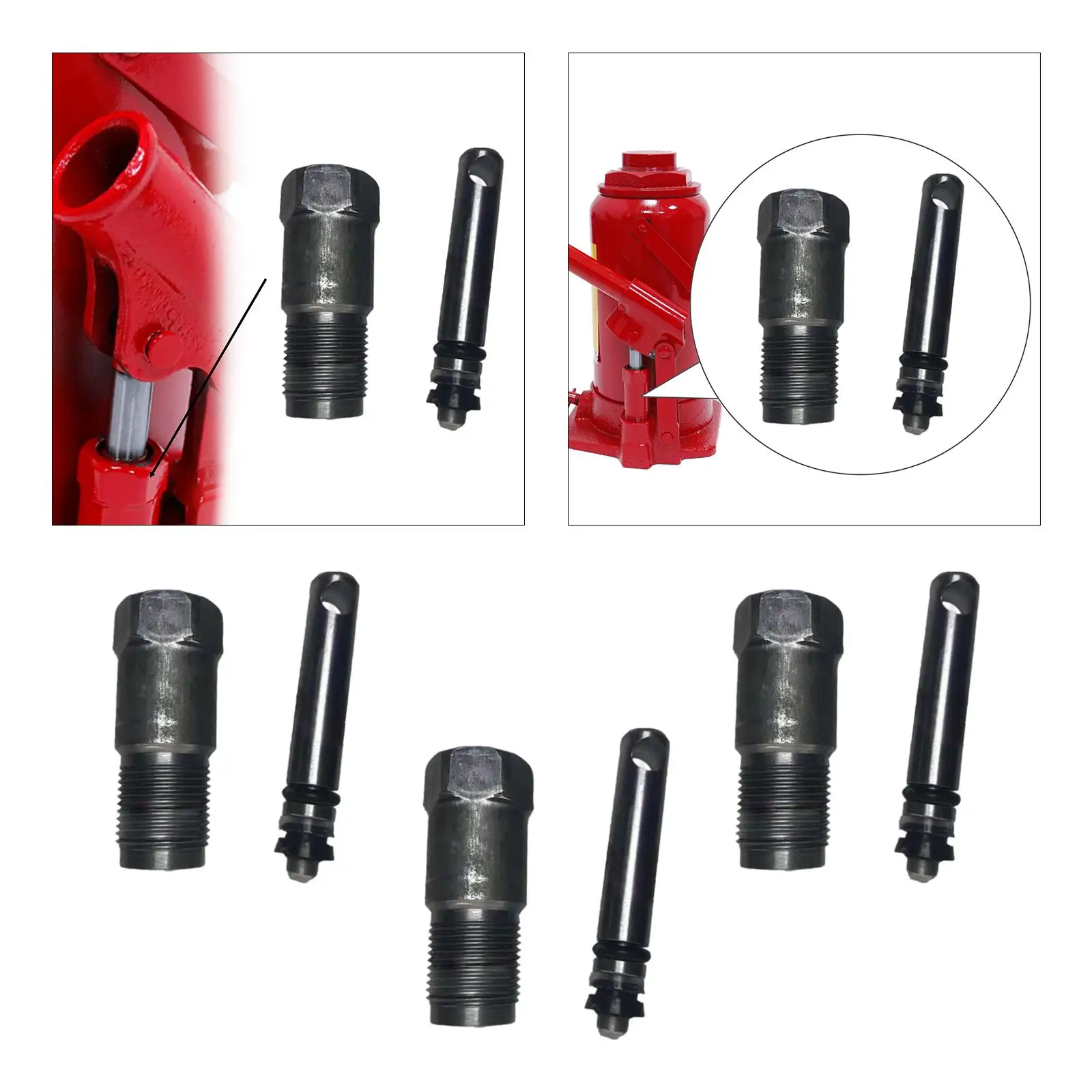 Hydraulic Bottle Jack Repair Kit | Heavy-Duty Oil Pump & Double Seal Replacement Parts - Thumbnail 3