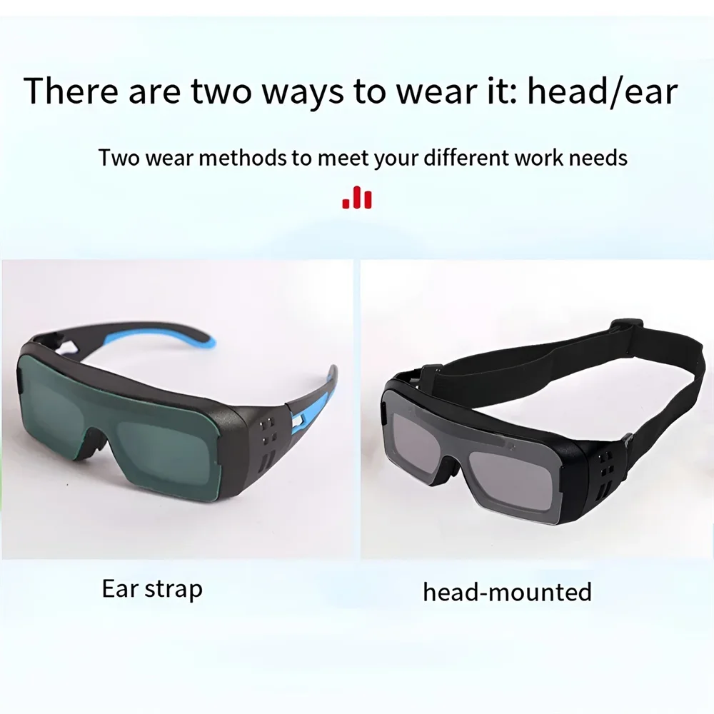 Auto-Darkening Welding Helmet | Solar-Powered Lens | Arc & Argon Safety Glasses - Thumbnail 5