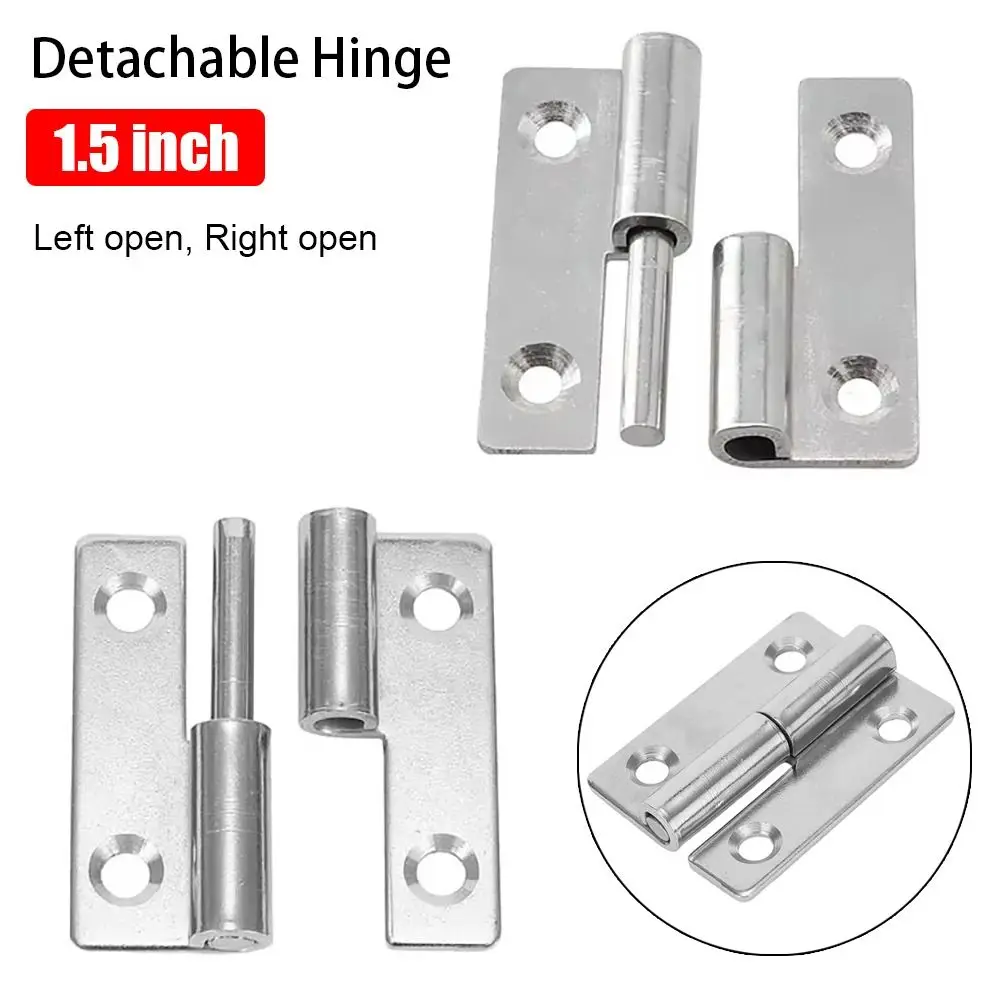 304 Stainless Steel Hinge | Lift-Off Detachable Design | Left/Right Open Slip Joint Hardware - Thumbnail 4