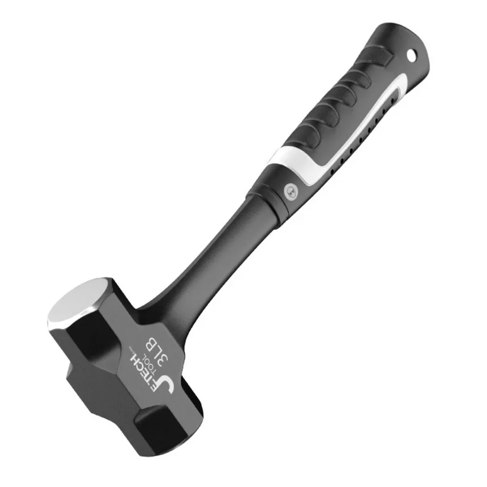 Duty Sledge Hammer | 2-3LB One-Piece Forged Steel | Brick Drilling & Construction - Thumbnail 2