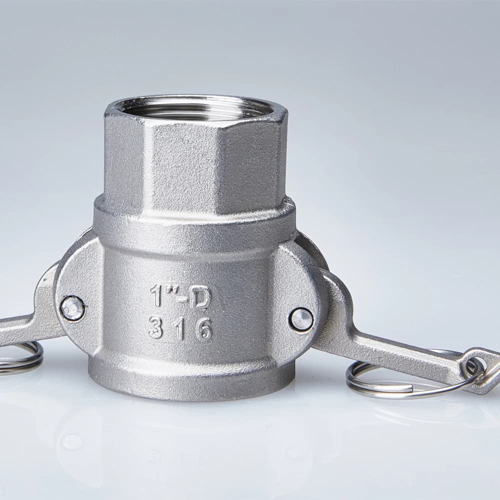D-Type Quick-Connect Pipe Fitting | Stainless Steel Garden Hose Adapter - Thumbnail 5
