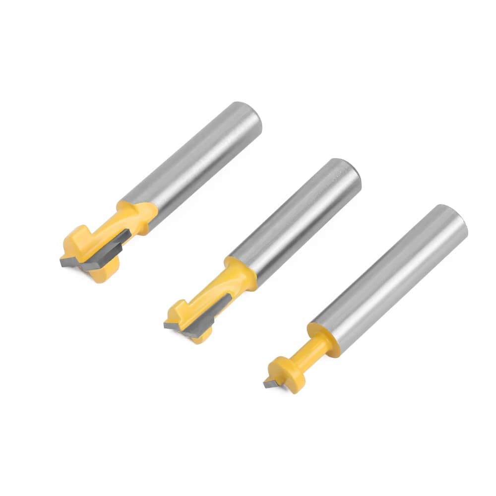 T-Slot Router Bit Set | 8mm Shank Keyhole & Hex Bolt Milling | For Wood & Plastics - Thumbnail 4