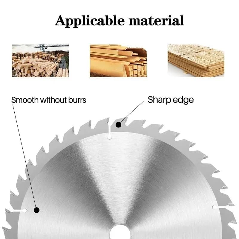 150mm Circular Saw Blade | 16T/24T/30T Multi-Tooth | Universal Hard & Soft Wood Cutting - Thumbnail 3