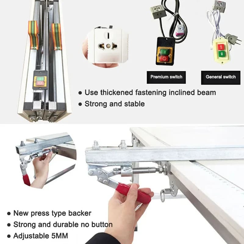 Folding Workbench | 4-in-1 Portable Table Saw | 1.2x0.8M Telescoping Workstation - Thumbnail 2
