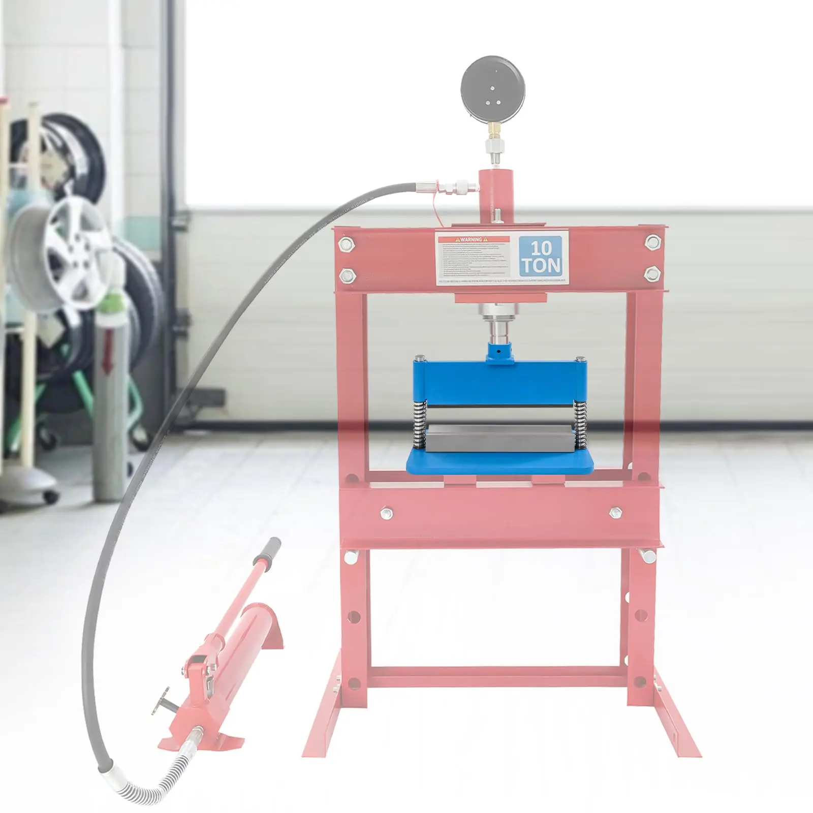 12-Inch Press Brake Attachment | Heavy-Duty Metal Bending for 12/20 Ton Shop Presses - Thumbnail 2