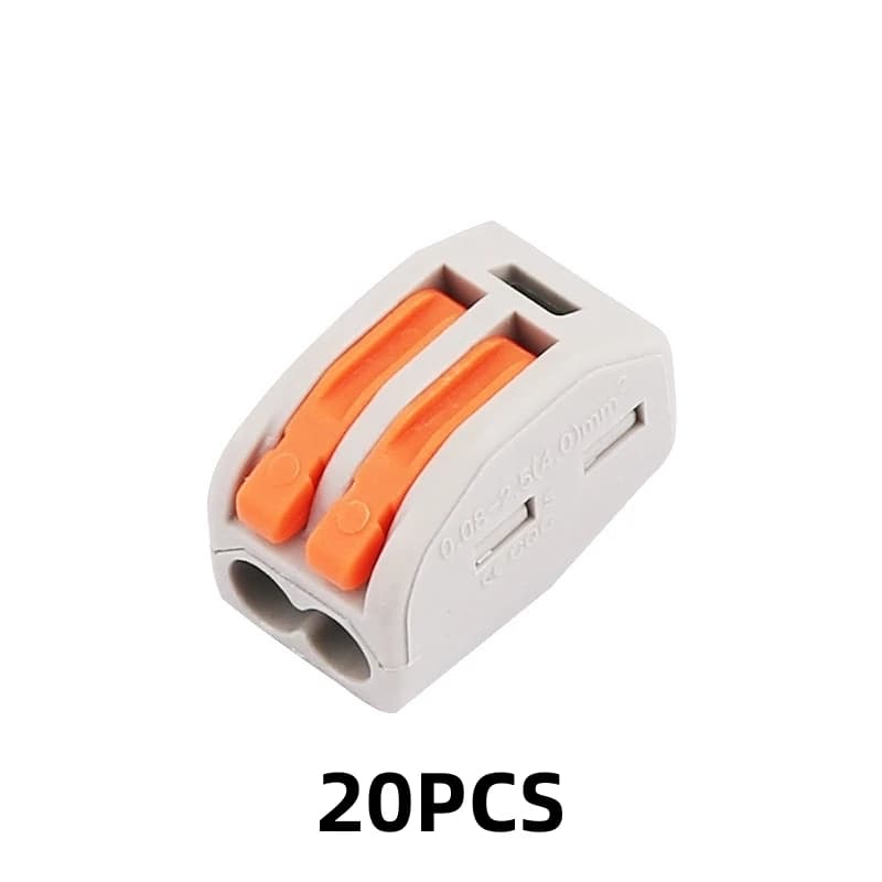 Push-In Wire Connectors | Quick-Install Terminal Blocks | Compact Spring Cage Design - Thumbnail 3