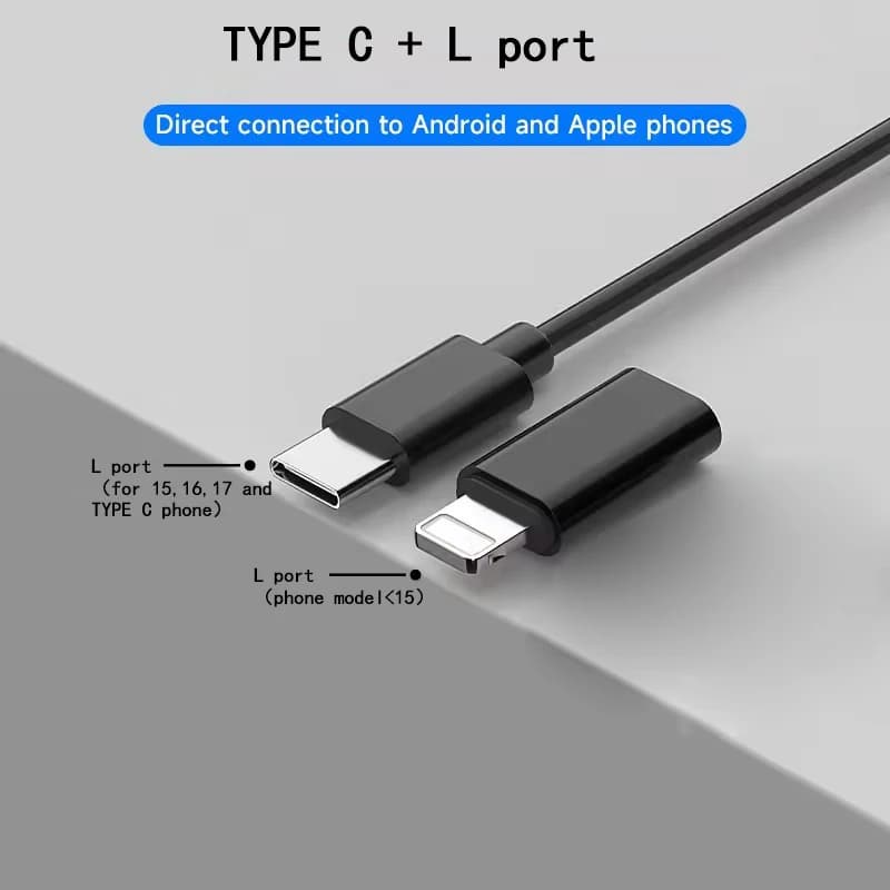 Industrial Endoscope Camera | Dual Port for iOS/Android | 960P Inspection Borescope - Thumbnail 2