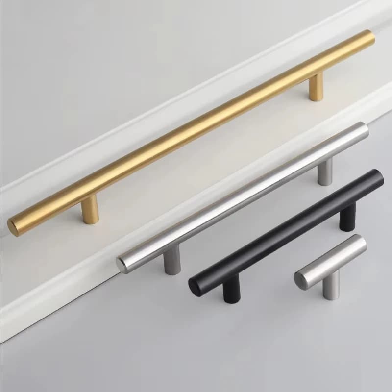 Cabinet Handles | Brushed Stainless Steel Pulls | Drawer & Door Hardware