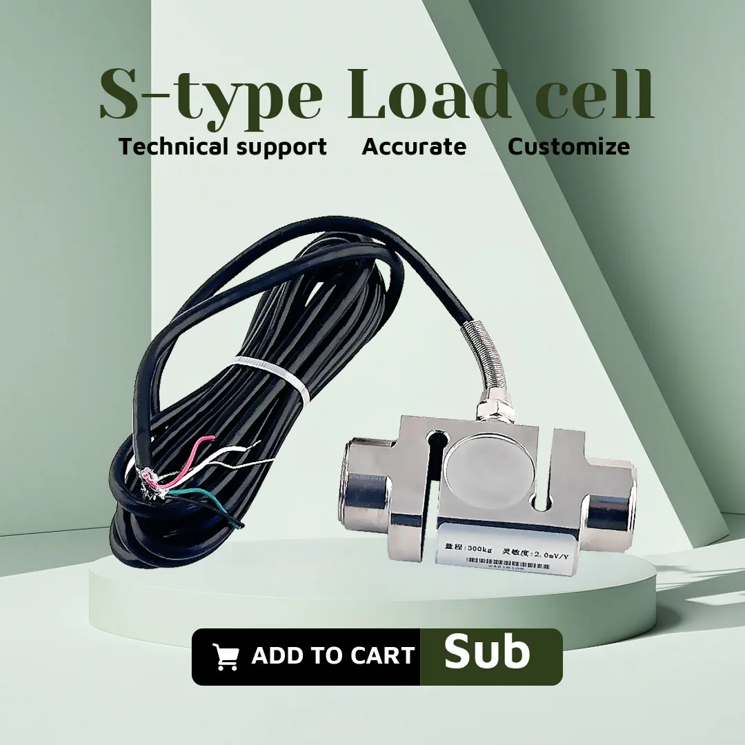 S-Type Load Cell Sensor | High-Precision Tension & Compression Measurement | Stainless Steel - Thumbnail 3