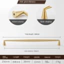 Brushed gold-256MM