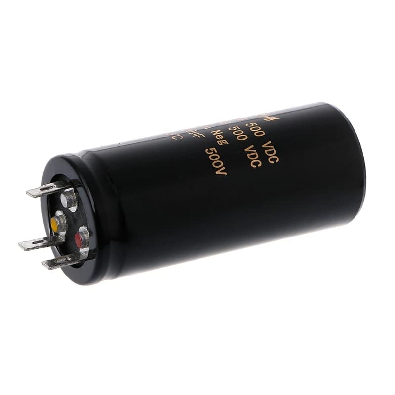High-Performance Dual Electrolytic Capacitor | 500V 100+100µF | Amplifier & Audio Upgrade - Thumbnail 3