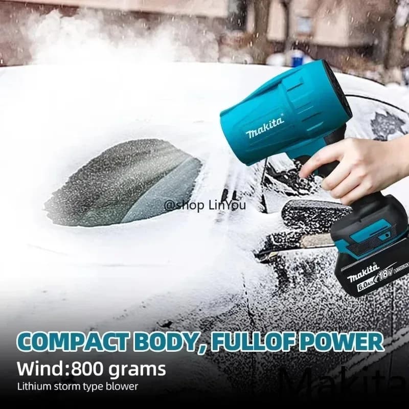 Makita 18V Cordless Air Duster | High-Velocity Turbo Blower for Car & Electronics Cleaning - Thumbnail 5