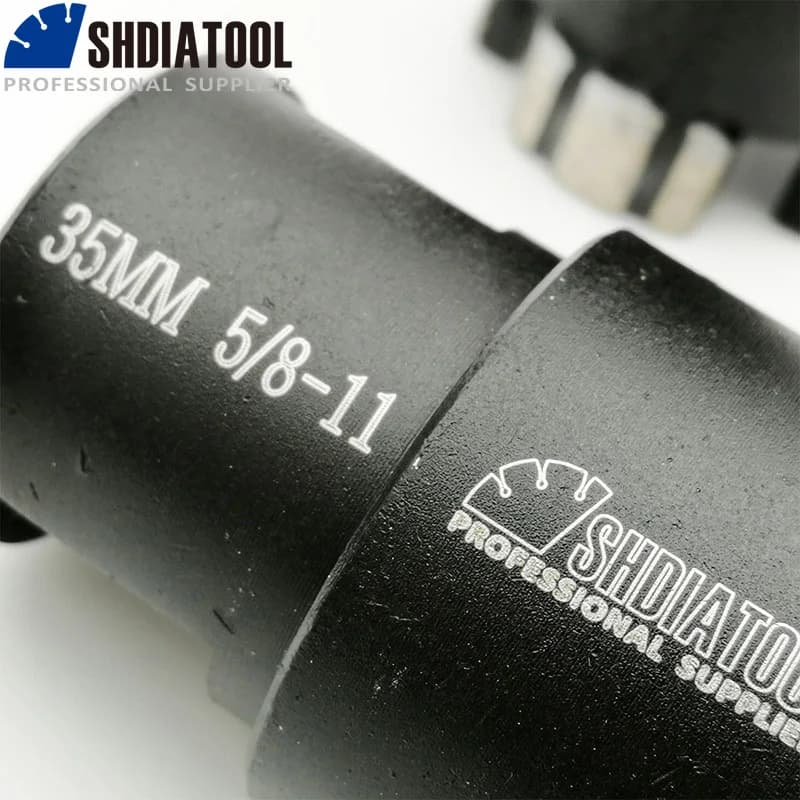 SHDIATOOL 1Pc Diamond Core Drill Bits 1-3/8 Inch Marble Drilling Core Bits For Hard Stone Concrete Granite Dry or Wet Hole Saws - Thumbnail 3