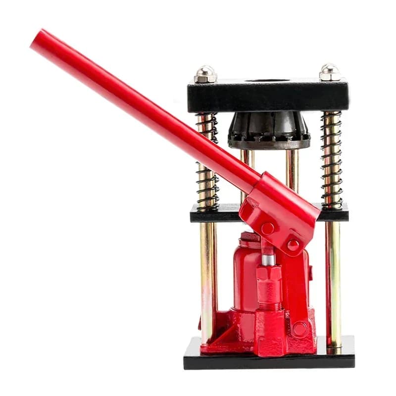 Yi AnNEW manual hydraulic pipe press machine for crimping sprayer hoses, a portable high-pressure tool with a durable steel frame.