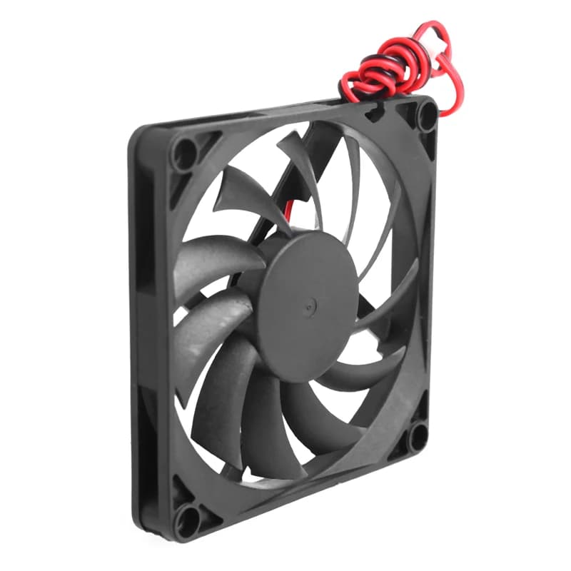 High-Performance 80x80mm PC Cooling Fan | 12V Brushless System | Quiet CPU & Chassis Airflow - Thumbnail 4