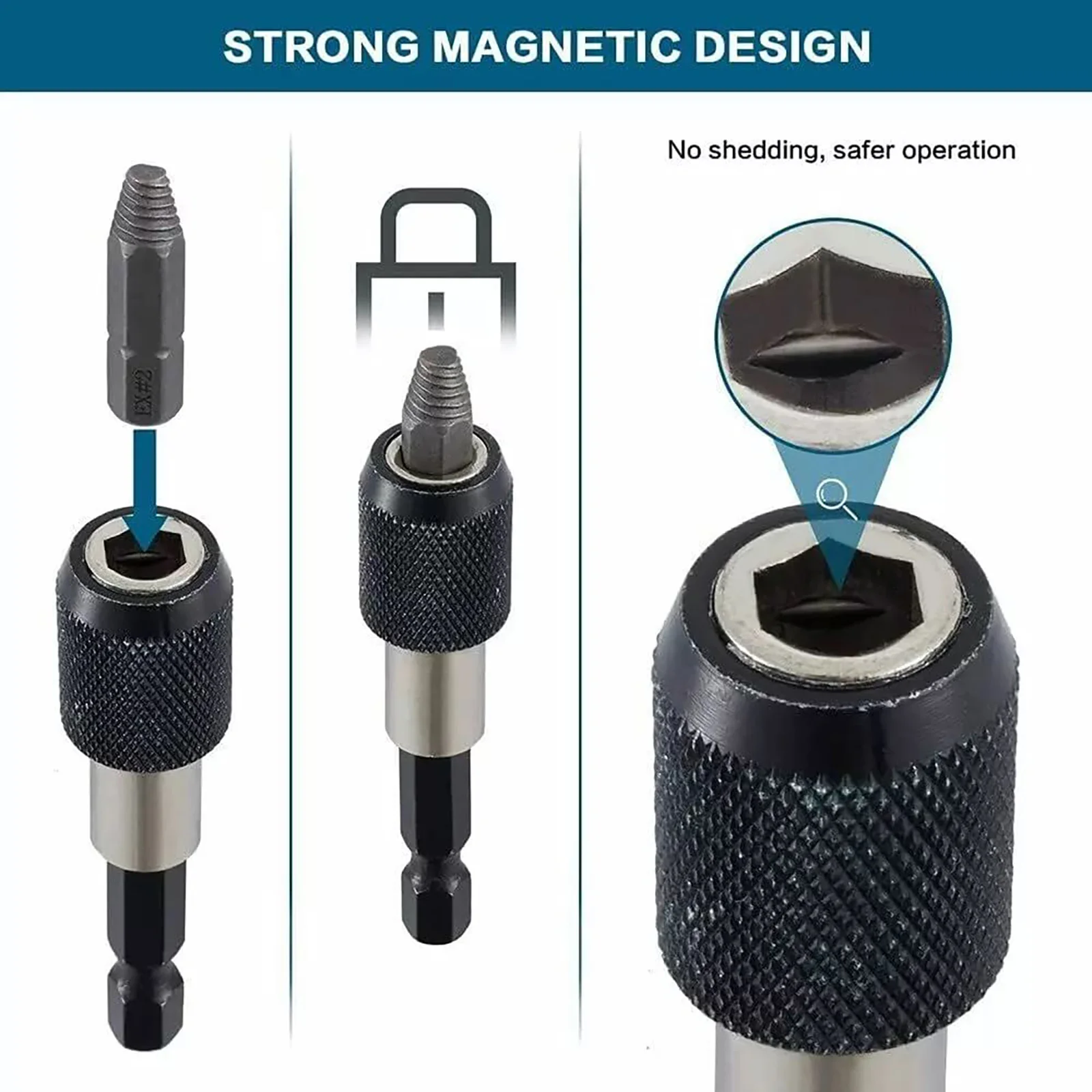 Screw Extractor Kit | 22-Piece 1/4 Damaged Bolt Removal Set | High-Grade Drill Bits - Thumbnail 4