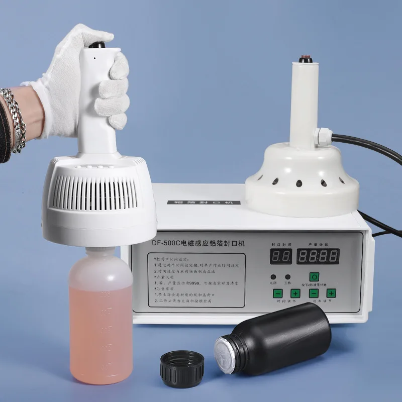 Bottle Sealing Machine | Manual Induction Capper for 20-100mm Plastic Bottles - Thumbnail 2
