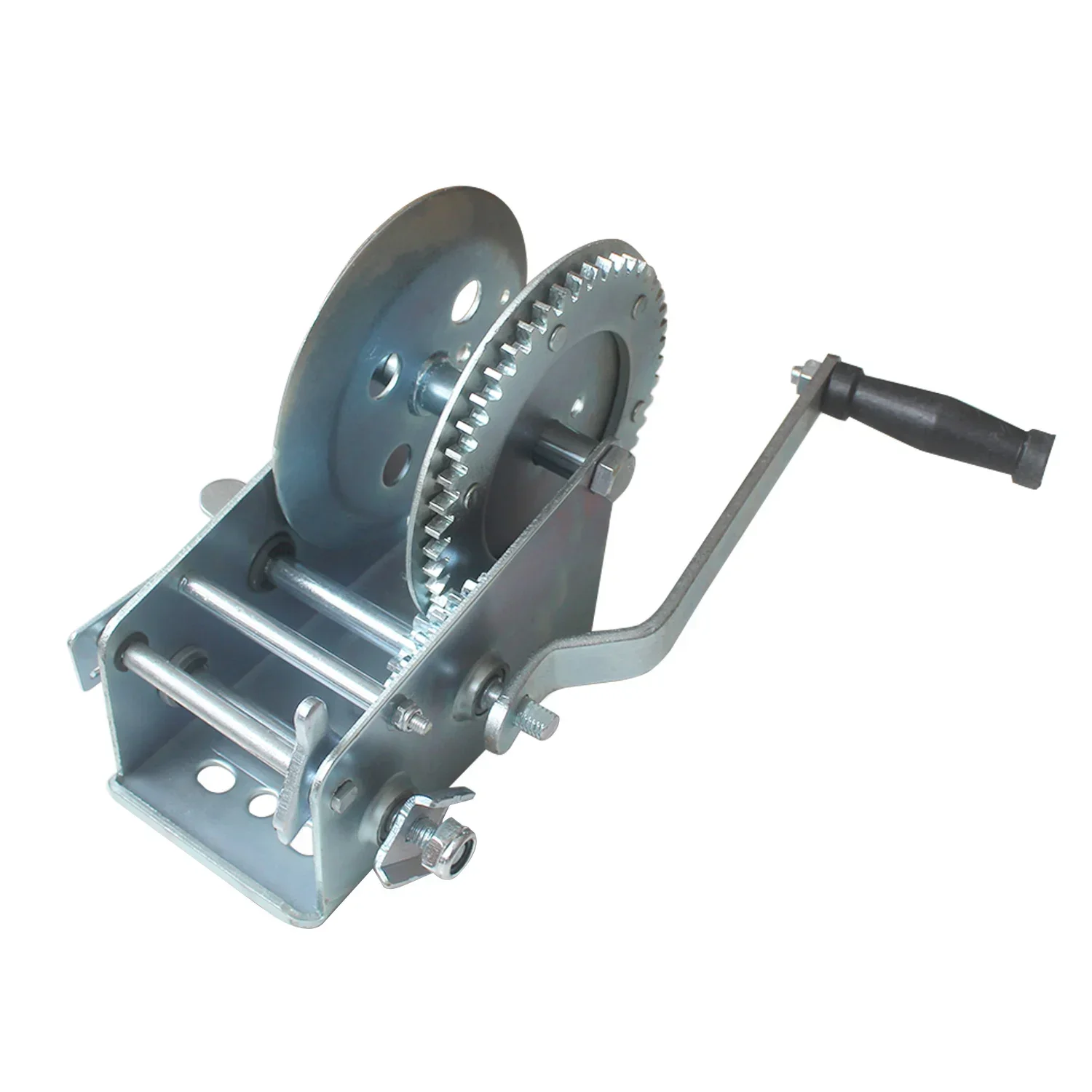 small manual hand crank winch 500  800 1200 1600 2500 3000lbs Boat Truck Auto Manual Winch Tool Lifting Sling lifting tools - Thumbnail 2