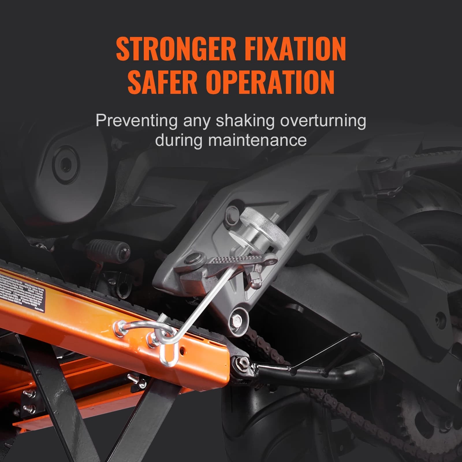 Hydraulic Motorcycle Lift | 350 lb Capacity | Foot-Operated Scissor Jack for Dirt Bikes - Thumbnail 5