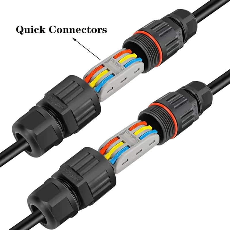 Waterproof Electrical Connectors | Solderless Quick-Connect Terminals for Outdoor LED Lighting - Thumbnail 6