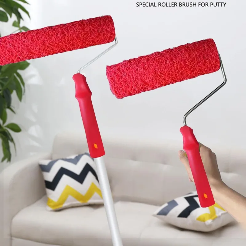 Texture Roller Brush | Premium Wall Finishing Tool for Plaster & Putty Application - Thumbnail 6