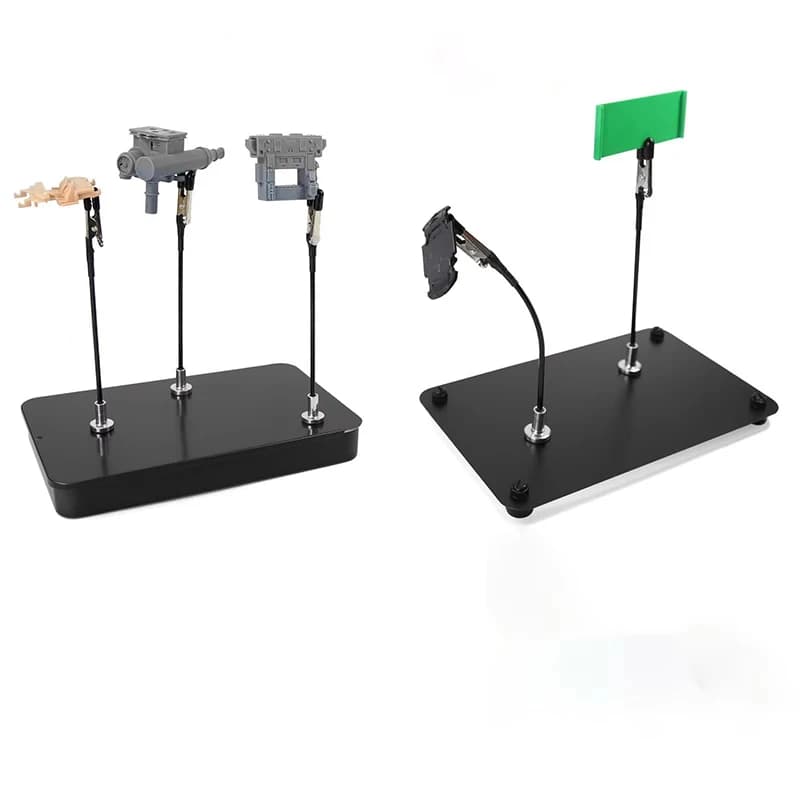 Soldering Third Hand | Magnetic Base PCB Holder | Flexible Arms for Electronics - Professional Grade Tool