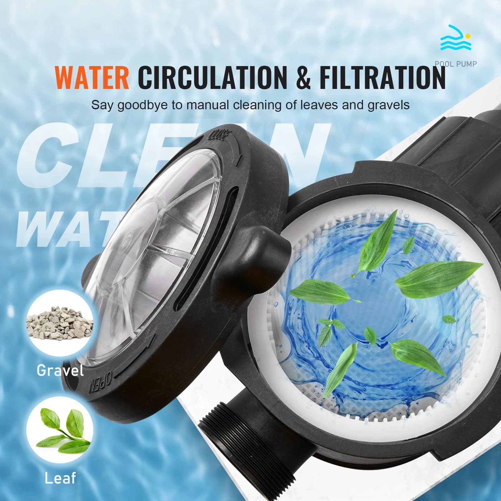 Ground Pool Pump | 1HP-2HP Single Speed | UL Certified for Pools, Hot Tubs & Spas - Thumbnail 6