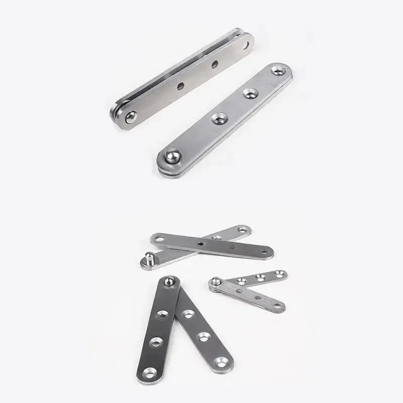360 Degree Rotating Shaft Hinge | Stainless Steel Positioning Hinge | Concealed Cabinet Door Hardware - Thumbnail 4