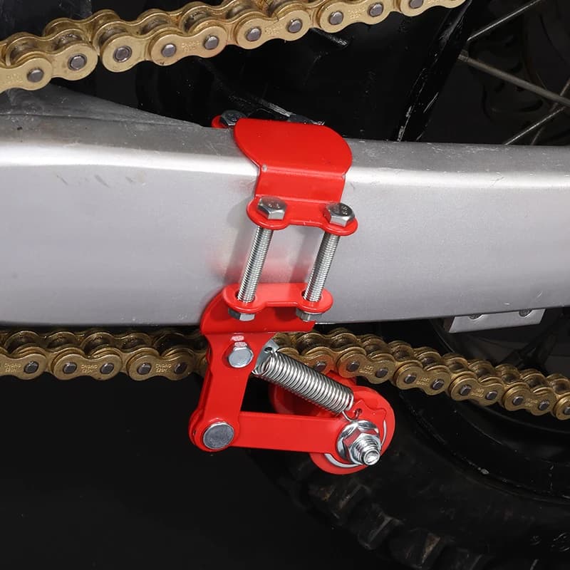 Motorcycle Chain Tensioner | Adjustable Tension Control | Bolt-Type Easy Install Regulator - Thumbnail 5