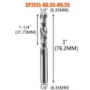 SP2FC-D6.35-L25.4