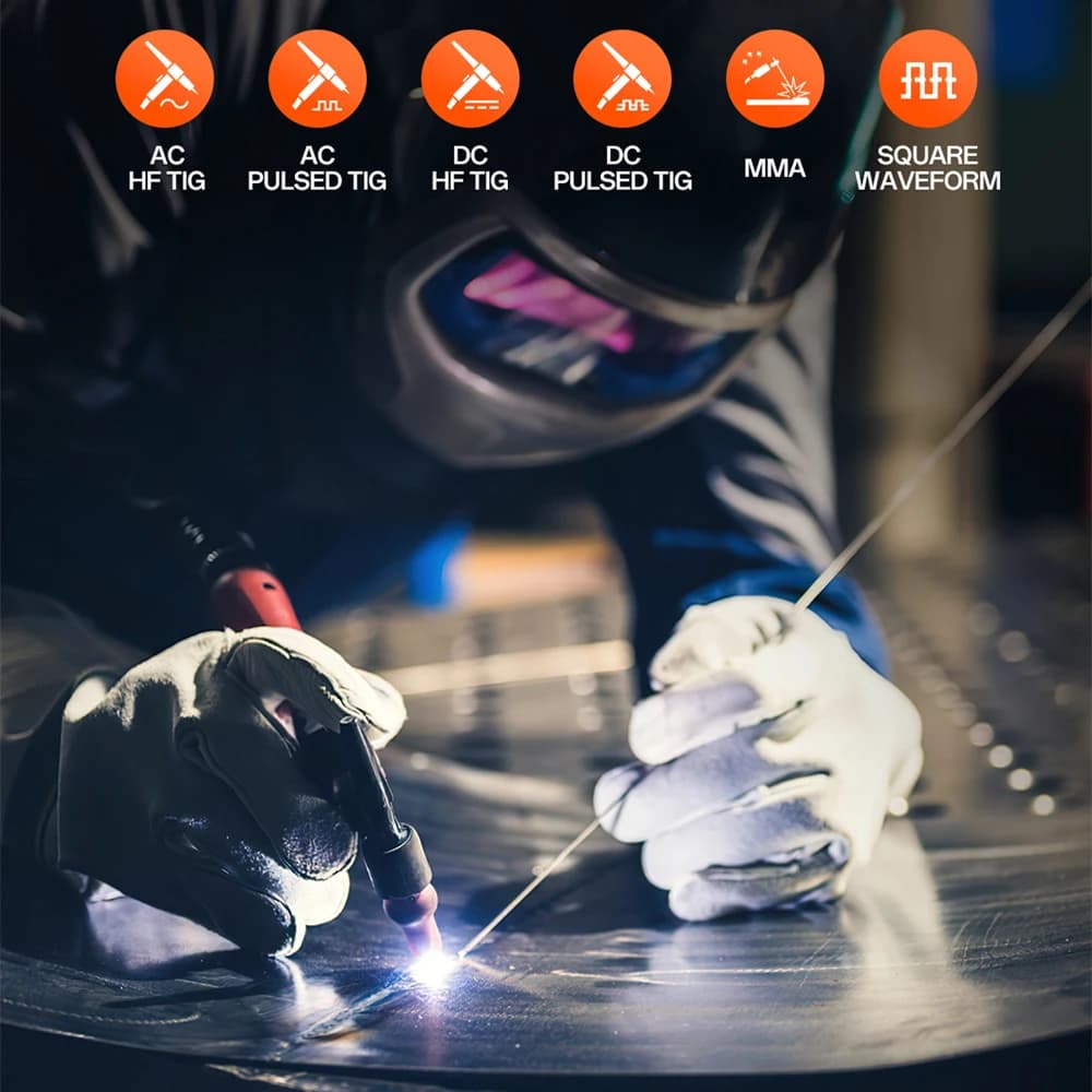 TIG/Stick Welder | 250A IGBT Inverter | AC/DC with Pulse & HF Start | Digital Precision - Thumbnail 5