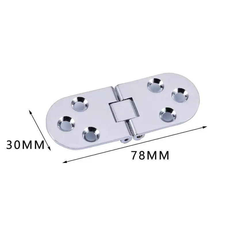 Self-Supporting Folding Hinge | Zinc Alloy Mounted Design | Foldable Table & Cabinet Door Hardware - Thumbnail 3