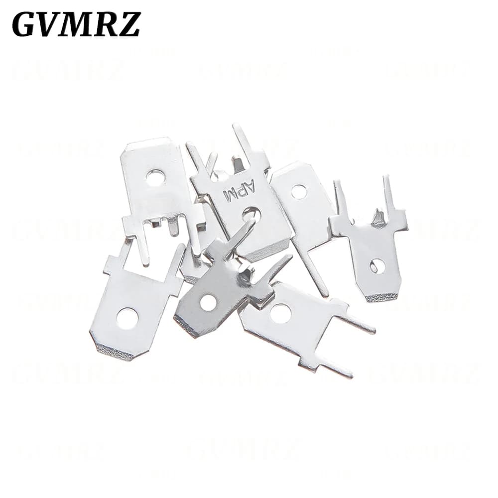 PCB Spade Terminal Kit | 4.8mm & 6.3mm Cold-Press Connectors | 100-Piece Set - Thumbnail 2