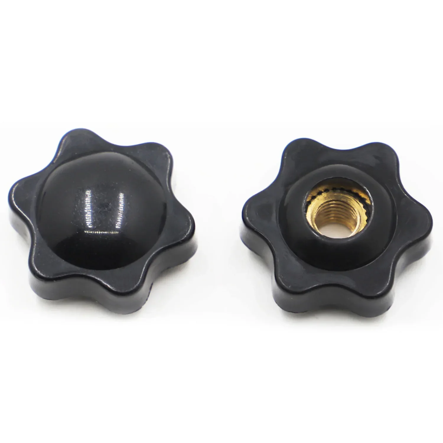 Thumb Screws & Knobs | M4-M10 Black Bakelite Hand-Tighten Nuts | Star Mechanical Clamping - Thumbnail 3