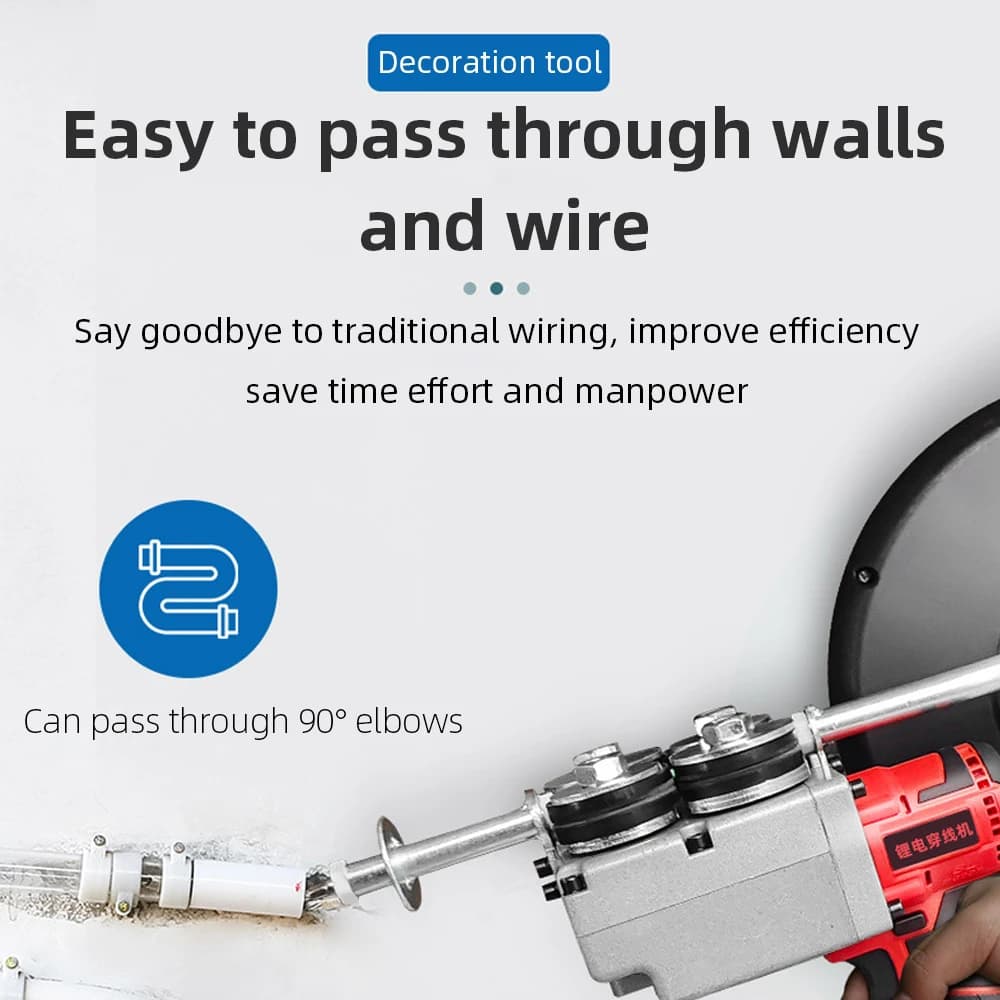 Electric Wire Puller | Heavy-Duty Construction Tool Kit | Industrial Cable Installation - Thumbnail 6