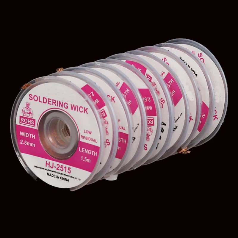 Desoldering Wick Kit | 1.5M Braid for Precision Solder Removal | 1mm-3.5mm Sizes - Thumbnail 3