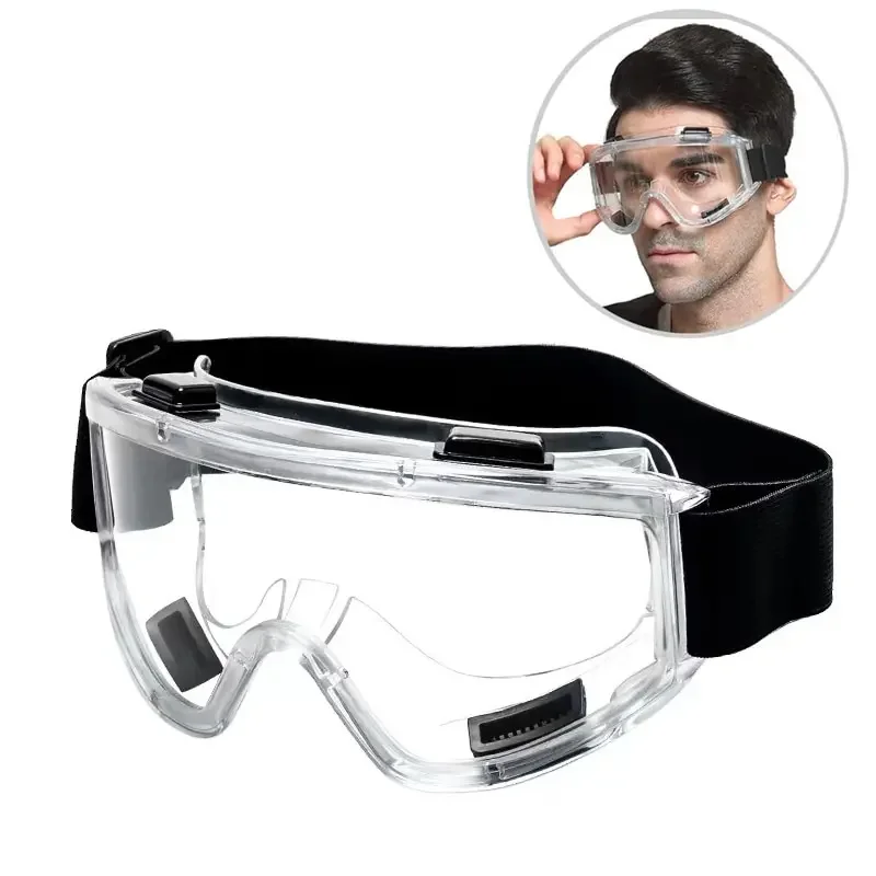 Anti-Splash Safety Goggles | Dust-Proof Clear Lens | For Lab & Industrial Use - Thumbnail 2