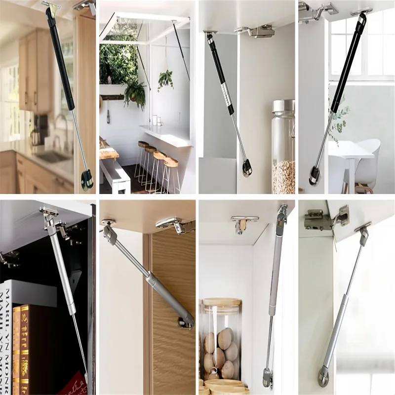 Cabinet Lift Support Hinges | 30N-200N Gas Strut System | Soft-Close Door Stay - Thumbnail 6