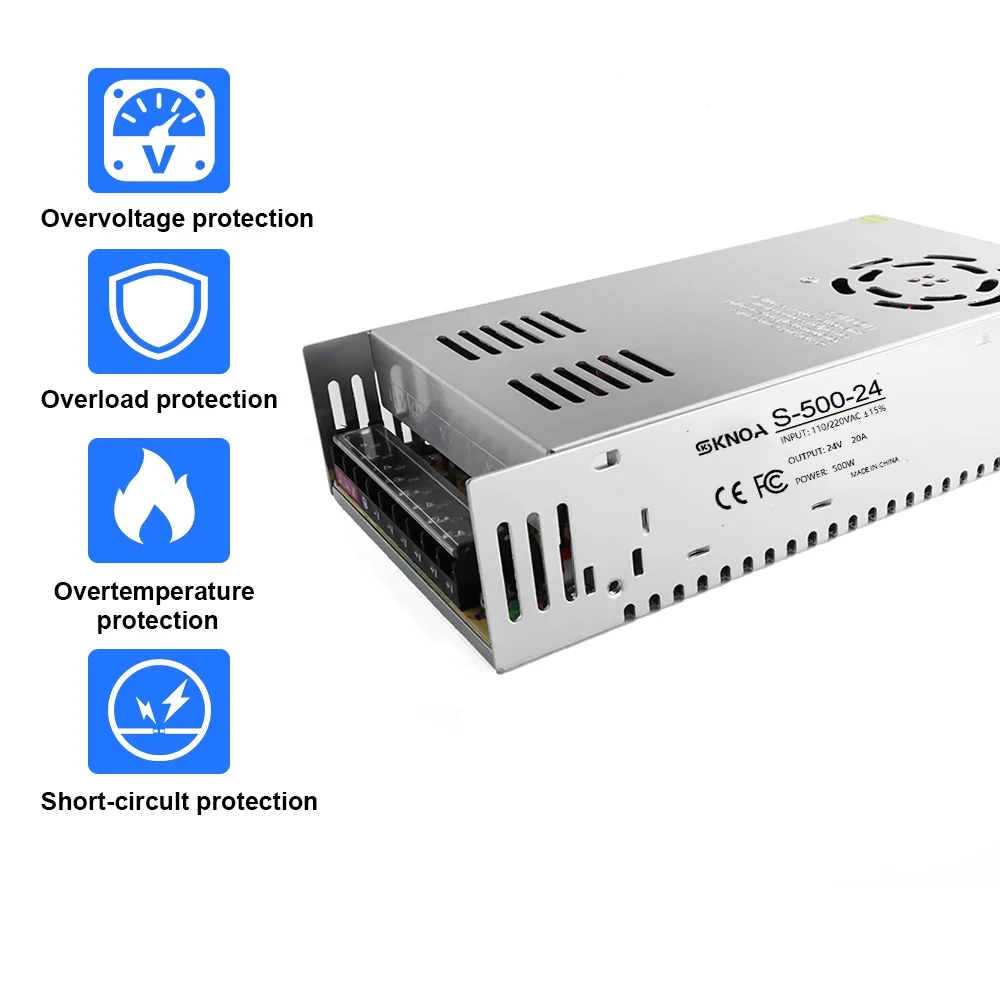 AC/DC Power Supply | 360W-500W Output | 12V-48V LED Driver & Adapter - Thumbnail 3
