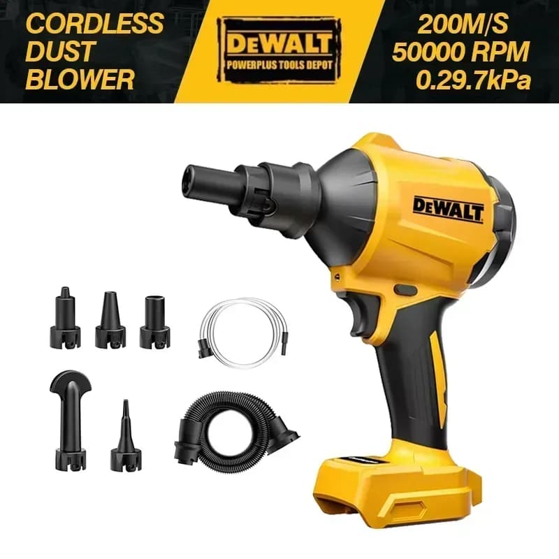 DeWalt 20V MAX Cordless Air Blower | Brushless Motor | High-Power Dusting & Inflating Tool - Thumbnail 2