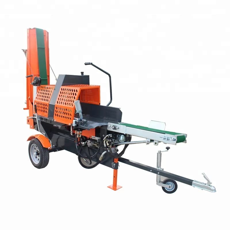Portable Firewood Saw Machine Diesel Powered Log Cutting Equipment Wood Log Processor for Sale - Thumbnail 5