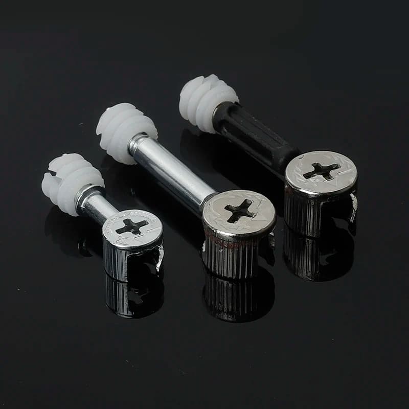 Connecting Hardware Set | 20pcs Cam Screw & Eccentric Wheel Nut | For Cabinet & Wardrobe - Thumbnail 3