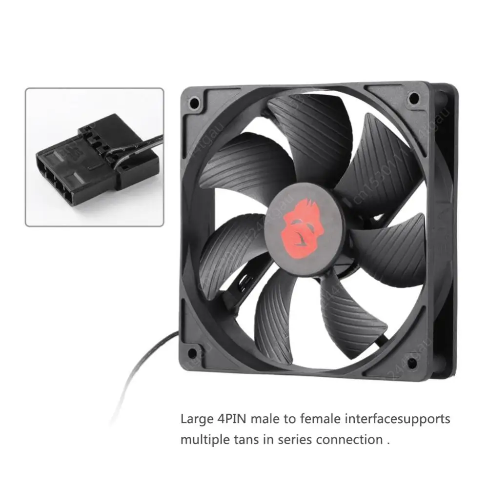 High-Performance 120mm PC Case Fan | 4-Pin PWM | Ultra-Quiet Cooling & Maximum Airflow - Thumbnail 4