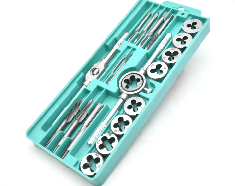 Tap and Die Set | 20-Piece Kit | M3-M12 Mechanical Threading - Thumbnail 4