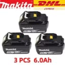 3PCS 6.0Ah