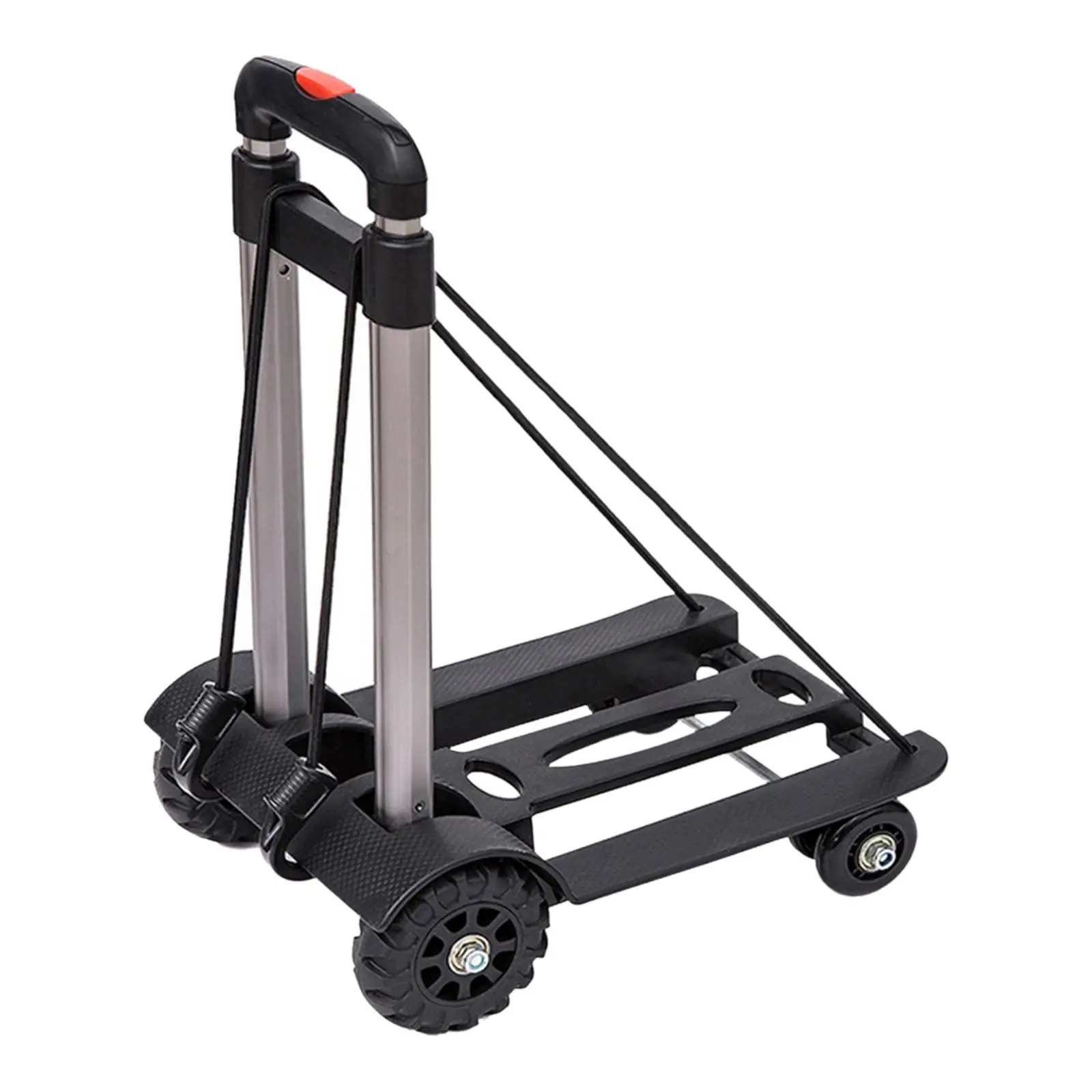 Folding Hand Truck | Heavy-Duty Stair Climbing Cart | Portable Luggage & Moving Trolley - Thumbnail 2